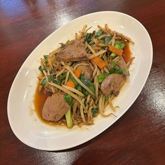 ニラレバー炒め