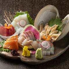 鮮魚三種の盛り合わせ