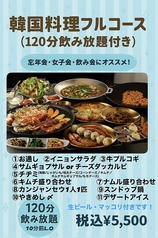 韓国料理 イニョン 1号店のコース写真