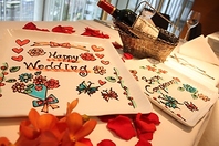 パティシエ特製！心を込めたメッセージプレートで演出♪