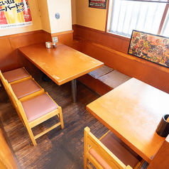 テーブル席です。