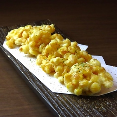 とうもろこしと塩昆布のかき揚げ