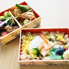 彩りちらし弁当