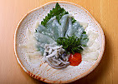 とらふぐのてっさ鉢（季節）