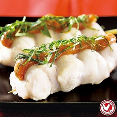 <楽美鶏>梅しそささみ串(1本)/柚子胡椒ささみ串(1本)　各