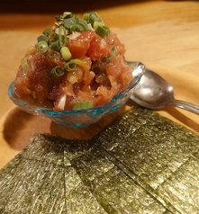 ねぎとろクリームちーず山葵和え