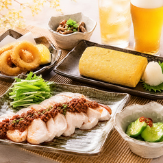 お酒がすすむ一品料理80種類以上をご用意しております