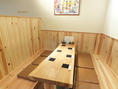 中宴会にゆったり6名様掛け座敷席ございます♪