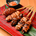 料理メニュー写真&nbsp;焼鳥　五点盛合せ
