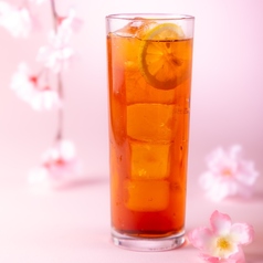 桜ティーソーダ