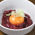料理メニュー写真&nbsp;特上赤身刺し/馬ユッケ刺し/馬カルビ刺し　各種