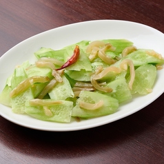 キュウリとザーサイの冷菜