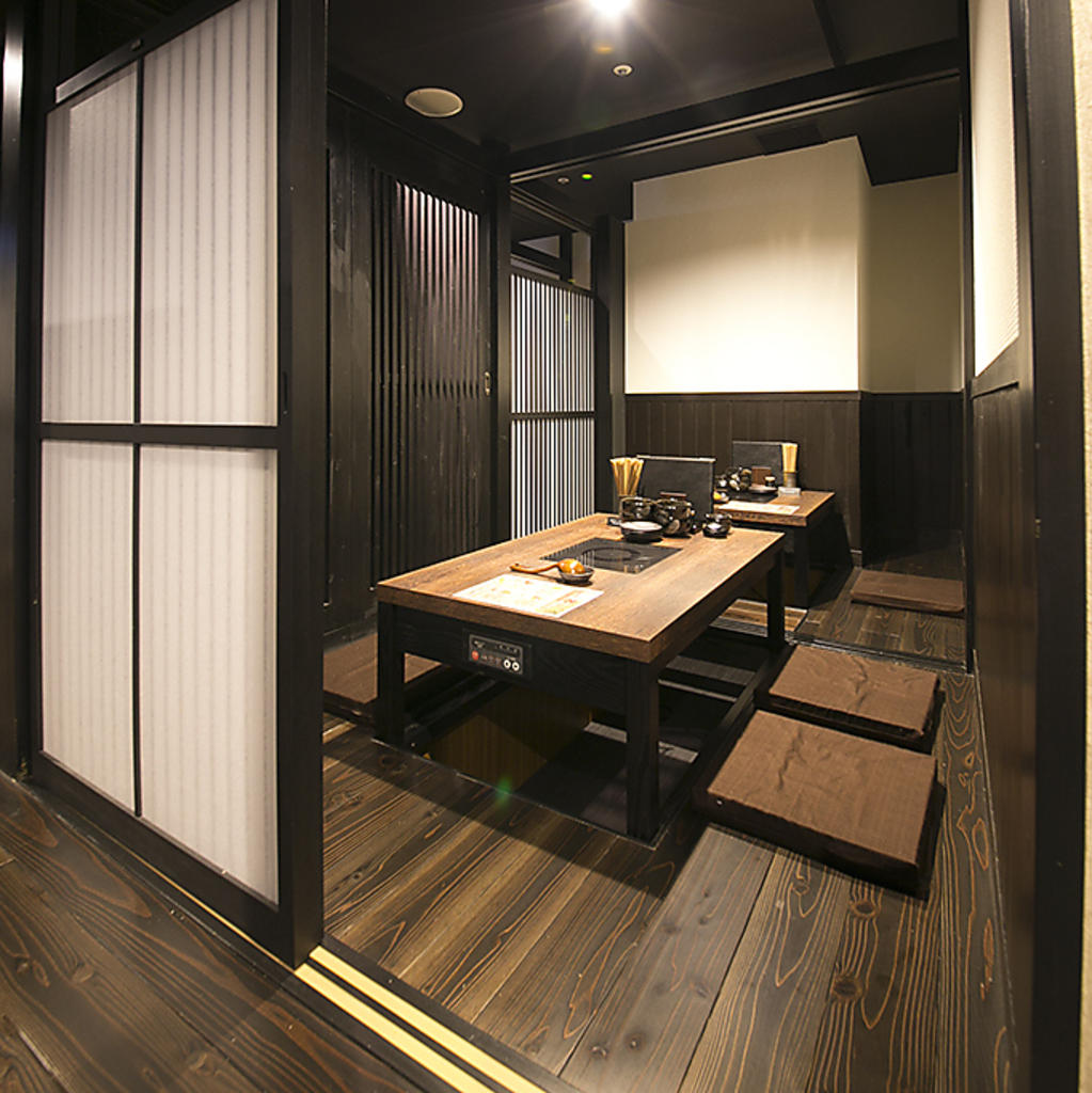 お座敷は6名様用、8名様用の2室をご用意♪　天王寺でもつ鍋は「いっぱち」