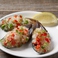 パーナ貝のイタリアンマリネ 2ピース　Marinated Green Mussels 2 pieces