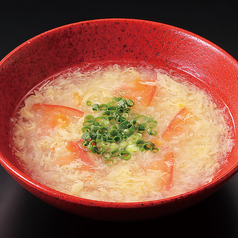 トマトと玉子のあっさりスープ(2~3人前)