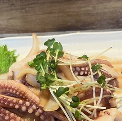 イカ下足にんにくバター焼き