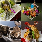 名物料理から、鍋料理。海鮮、炙りと豊富な料理を堪能できます