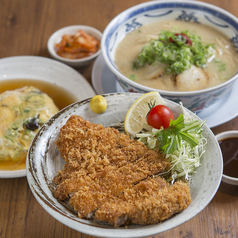  ロースとんかつラーメン定食