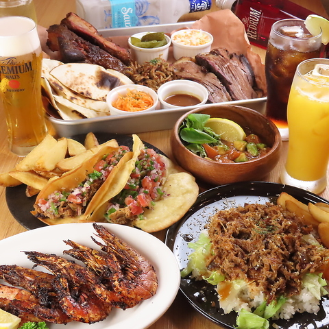 厳選された新鮮な食材を使用した当店自慢のグリル料理を種類豊富なお酒と一緒に堪能！