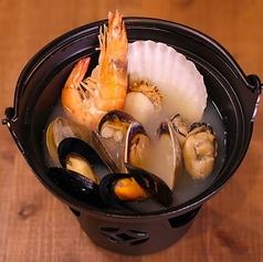 ★魚貝の吟醸酒蒸し