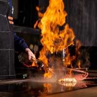 海鮮の鉄板焼きも絶品！