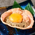 料理メニュー写真&nbsp;カニ味噌甲羅焼き