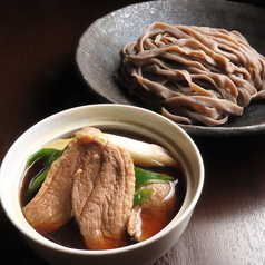 滝川産合鴨使用　鴨せいろそば（つけ麺）