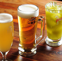 リーズナブルなドリンクは濃いめも可能！