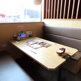 落ち着いた雰囲気の店内は様々なシーンに◎ソファー席だからお子様連れでも安心★