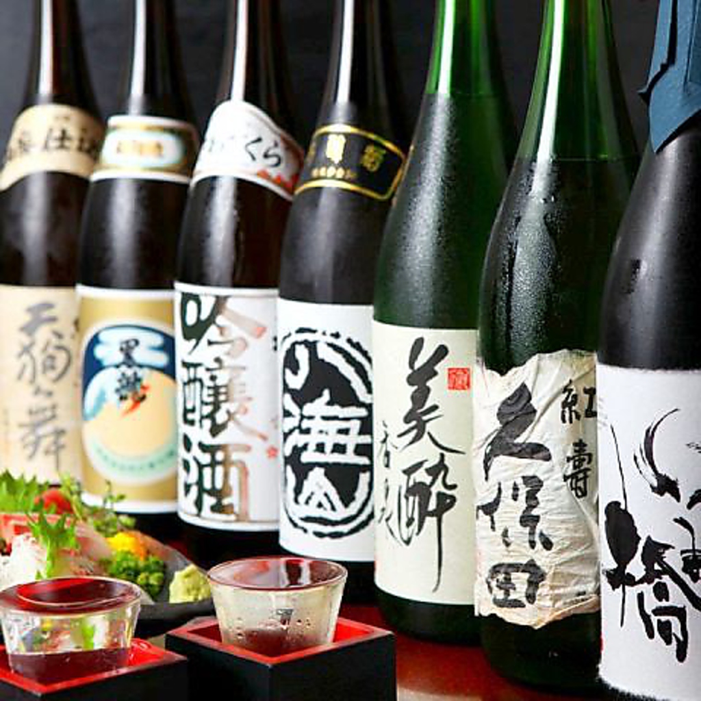 充実の品揃え♪こだわりの日本酒＆焼酎をご用意!!