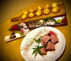 活たこ 創作料理 さるのこしかけのコース写真