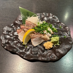 九州産炭火炙りぶりたたき