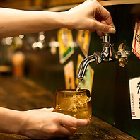 大人気の蛇口泡盛飲み放題 &nbsp;