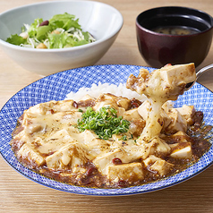 とろーり焼きチーズ麻婆ドリアセット