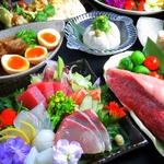 幹事様必見☆旬鮮な素材の旨味をいかしたボリューム満点コース！4000円～ご予算に合わせてご用意！