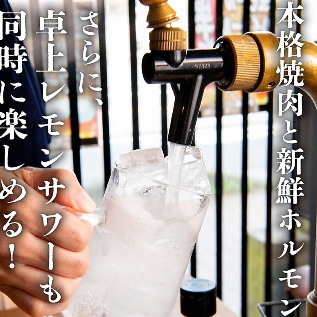 たけ田といえば！卓上レモンサワー飲み放題！！！