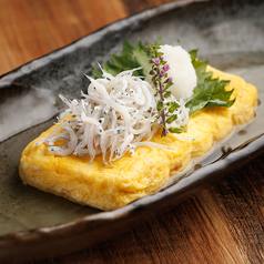 おでん出汁のしらす巻き玉子
