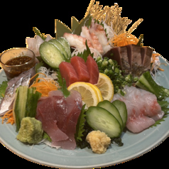 本まぐろ入り刺身7点盛合せ