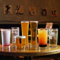 神奈川のクラフトビールをはじめとしたドリンクが充実♪