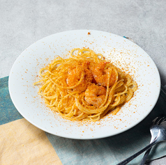 天然海老とカラスミのパスタ