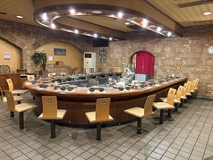 しゃぶしゃぶ専用カウンター席