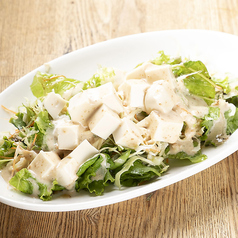 豆腐のゴマだれサラダ