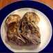 三重県的矢産牡蠣のほうれん草クリーム乗せオーブン焼き