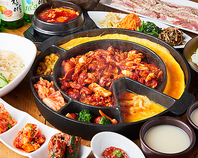 幅広い韓国料理を提供しております。