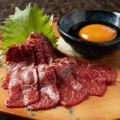 料理メニュー写真&nbsp;金木産霜降り馬刺し