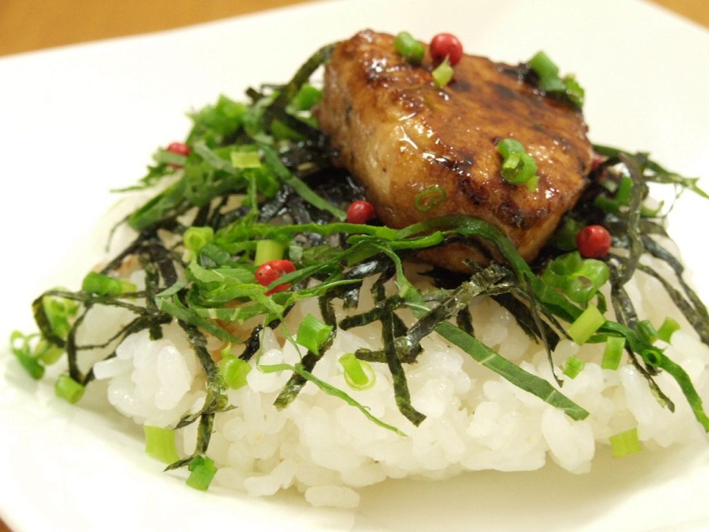 フォアグラご飯 504円。贅沢なのにお手軽にちょこっと食べられるのが嬉しい♪