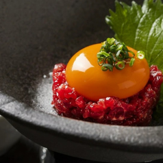 金木産桜ユッケ