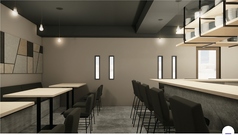 カウンターもございます。お1人様もお気軽にお越しください。