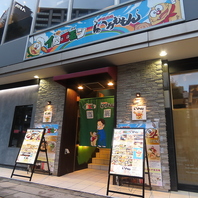 【2店舗を行き来できるドア】どっちのお店も楽しめる！