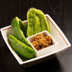 韓国ミンチのパリパリピーマン